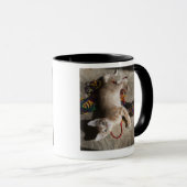 Mug Chaton jouant avec le fil (Devant droit)