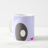 Mug chaton kawaii en gros plan (Devant gauche)