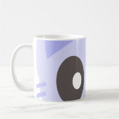 Mug chaton kawaii en gros plan (Gauche)