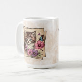 Mug Chaton marron et blanc (Devant gauche)