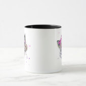 Mug Chaton mignon d'aquarelle (Centre)