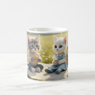 Mug Chaton Mignon Pique-nique printanier de Tom