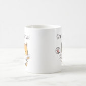 Mug Chaton Mignon Restez Pawsitif Pun (Centre)