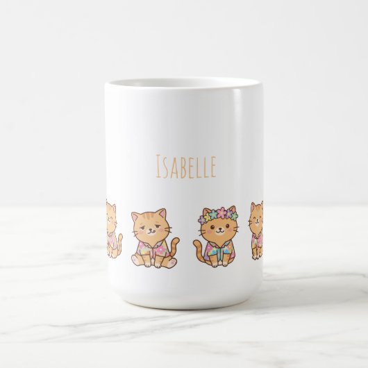 Mug Chaton Orange Tigré sur Mesure (Centre)