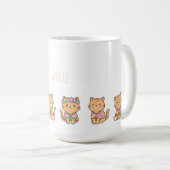 Mug Chaton Orange Tigré sur Mesure (Devant droit)