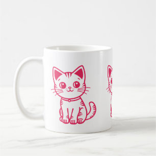 Mug Chaton rose 
