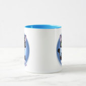 Mug CHATON TIGRÉ AUX YEUX BRILLANTS par Jeff Willis Ar (Centre)