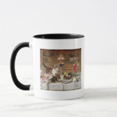 Mug Chatons à un banquet, 19ème siècle (Gauche)