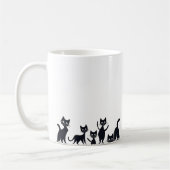 Mug Chatons dans des positions différentes (Gauche)