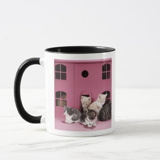 Mug Chatons dans la maison de poupée (Gauche)