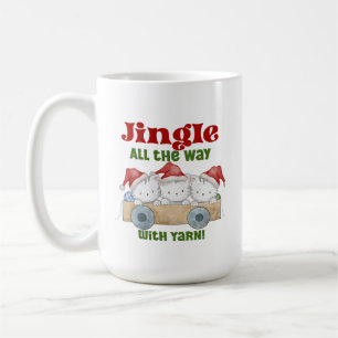 Mug Chatons de Noël Jingle avec fil