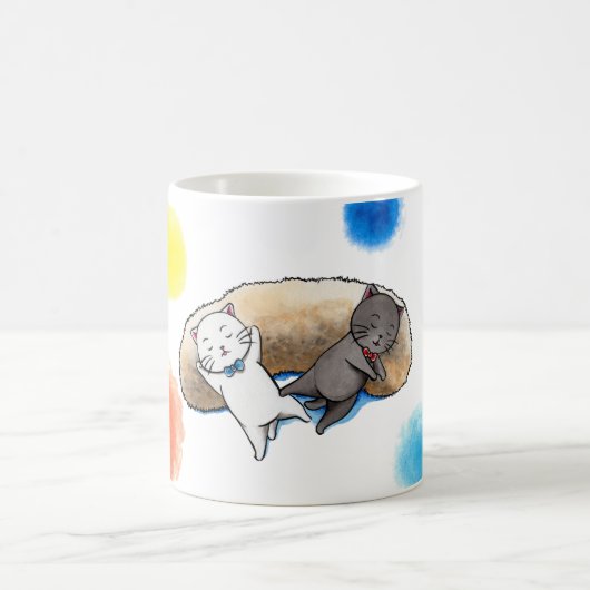 Mug Chatons de sommeil doux (Centre)