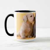 Mug Chatons et chiots bleus russes de teckel (Gauche)