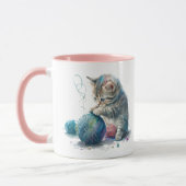 Mug Chatons Jouer avec une balle de fils (Gauche)