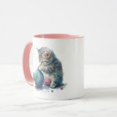 Mug Chatons Jouer avec une balle de fils (Devant gauche)