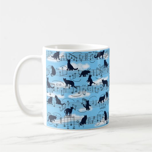 Mug chatons musicaux (Gauche)