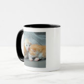 Mug Chatons oranges de fourrure (Devant gauche)