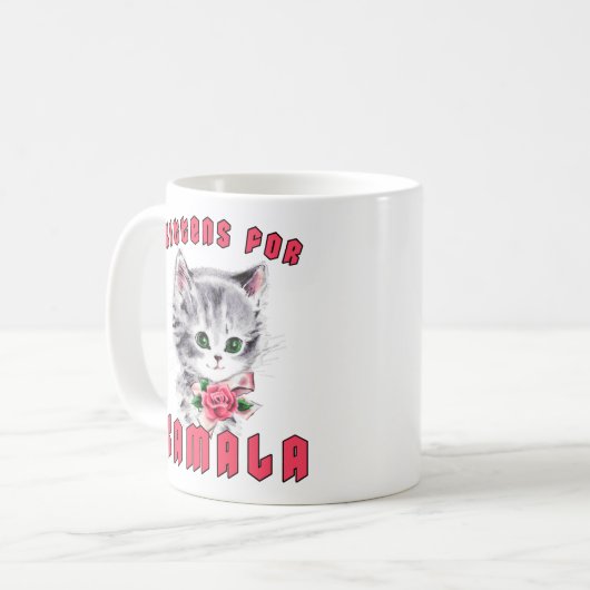 Mug Chatons pour Kamala (Devant gauche)
