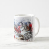 Mug Chatons somnolents (Devant droit)