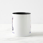 Mug Chatouille de chat Noir mignonne mais rusée Hallow (Centre)
