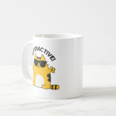 Mug Chatouilleux Amusant Chat Pun (Devant gauche)