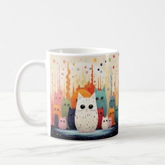 Mug Chats Adorables (Gauche)