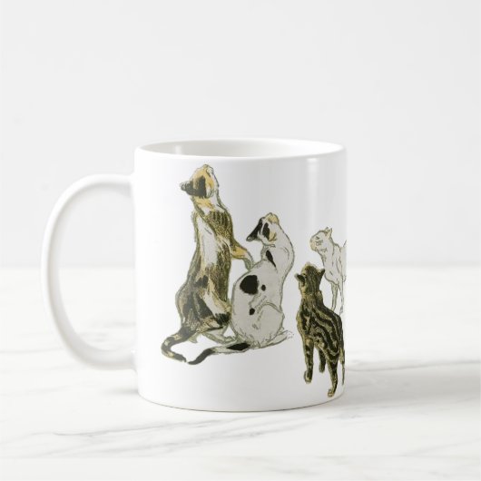 Mug Chats, Alexandre Steinlen (Gauche)