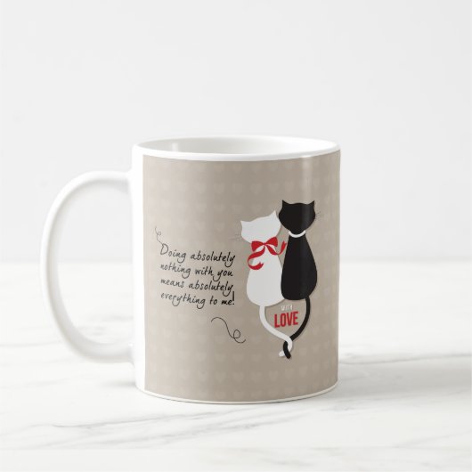 Mug Chats amoureux (Gauche)