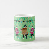 Mug Chats amusants dans les doux pulls de Noël vert (Centre)