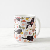 Mug Chats Amusants Et Fils (Devant droit)