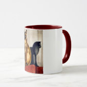 Mug Chats Art Déco (Devant droit)
