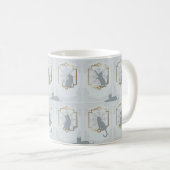 Mug Chats Art Déco Élégants - Gris Clair (Devant droit)