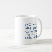 Mug Chats au lieu de (Devant droit)