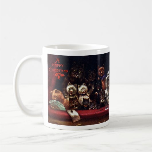 Mug Chats au théâtre pour Noël (Gauche)