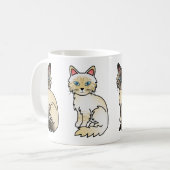 Mug Chats Birman / Ragdoll tabby et crème à tabby scel (Devant gauche)