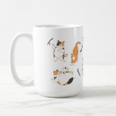 Mug Chats blancs noirs orange joueurs (Gauche)
