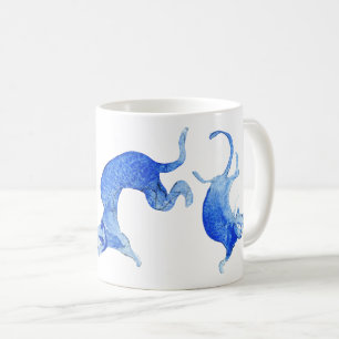 Mug Chats bleus MING - Aquarelle Cosmo