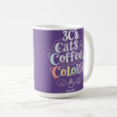 Mug Chats Café et Couleurs (Devant droit)