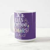 Mug Chats Café et Couleurs (Devant gauche)