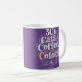 Mug Chats Café et Couleurs (Devant droit)