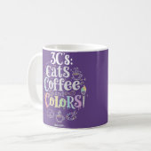 Mug Chats Café et Couleurs (Devant gauche)