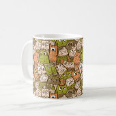 Mug Chats caricaturaux amusants (Devant gauche)