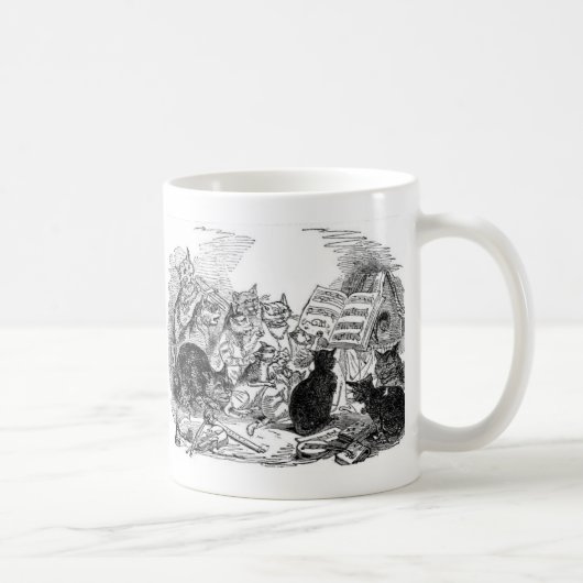 Mug Chats chanteurs vintages (Droite)