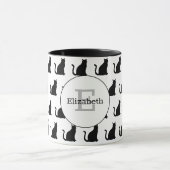 Mug Chats, chats et plus de chats Monogramme (Centre)