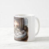 Mug Chats Cheminée Noël (Devant droit)