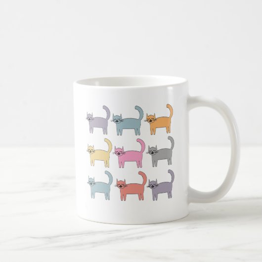 Mug Chats colorés (Droite)