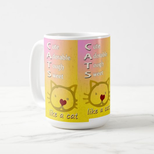 Mug Chats Comme Un Chat (Devant gauche)