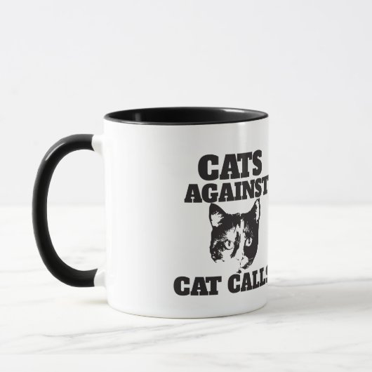 Mug Chats contre les appels de chat (Gauche)