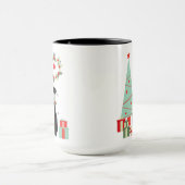 Mug Chats Cool Noël Milieu du siècle Moderne (Centre)