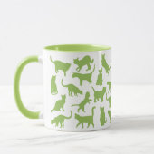 Mug Chats couleur Lime vert (Gauche)